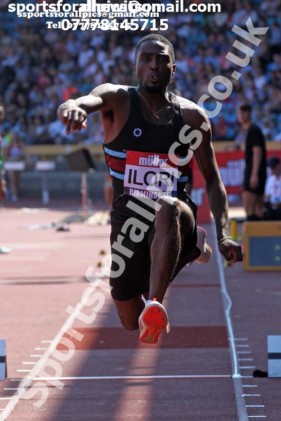 Mens triple jump, 2019 Muller British Championships, Alexander Stadium, Birmingham. Photo: David T. Hewitson/Sports for All Pics